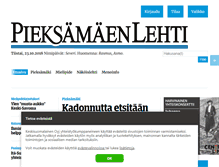 Tablet Screenshot of pieksamaenlehti.fi